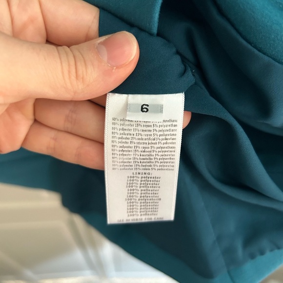 Aknvas Teal Blue Neneh Corset Minidress - Size 6 - Picture 9 of 13